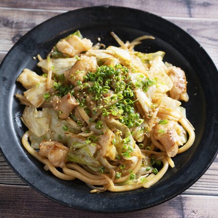 牛ホル味噌焼きうどん