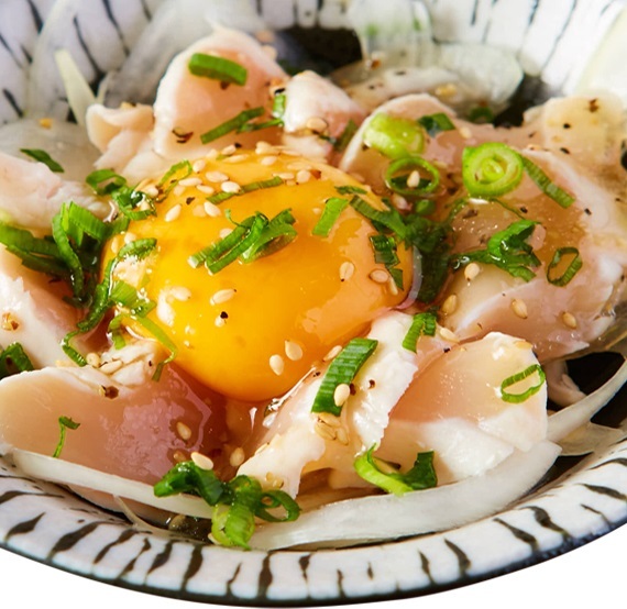 鶏ささみユッケ