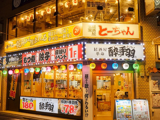 酔っ手羽 日吉店の外観